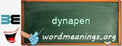 WordMeaning blackboard for dynapen